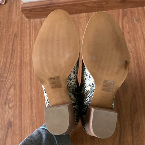 Madewell the Rosie Ankle Boot in Snake Embossed Leather Size 8.5 - Picture 4 of 5